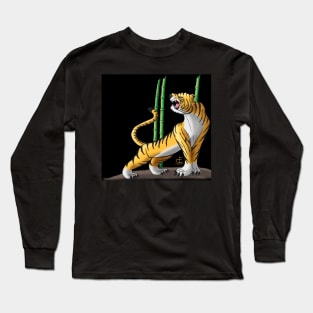 Fierce Guardian of the Bamboo Forest Long Sleeve T-Shirt